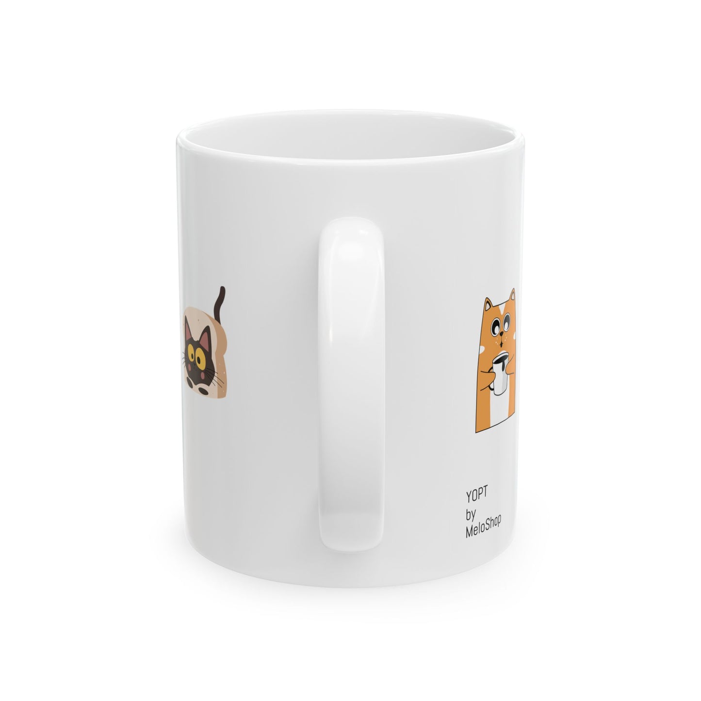 Cute Cat Lovers Ceramic Mug - "I Only Have Eyes for You" - Perfect Gift for Pet Owners