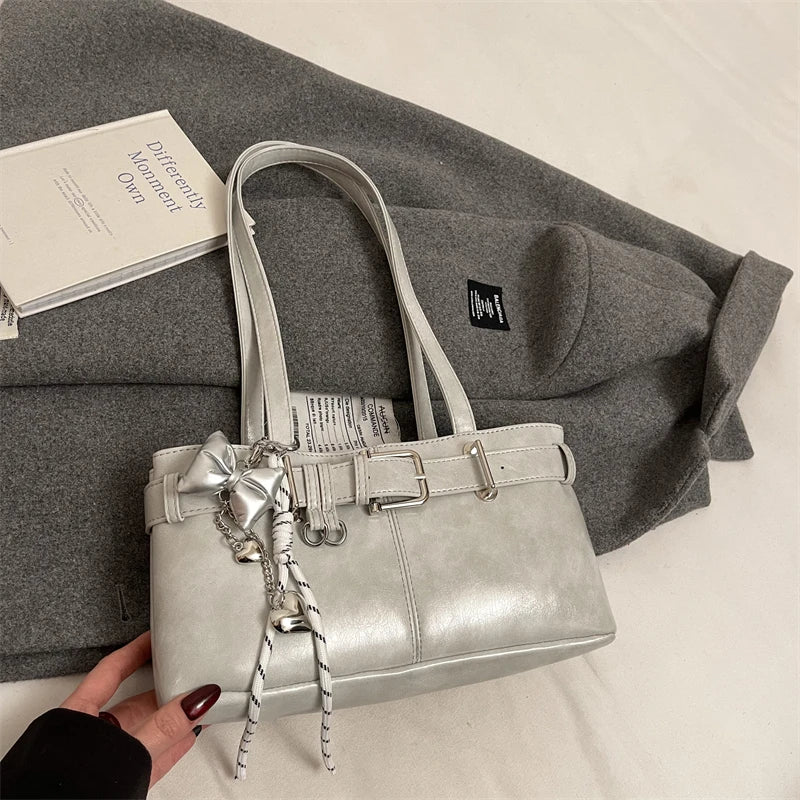 Designer Handbags Branded Fashion Totes With Pendant