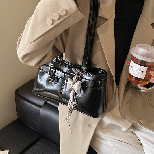 Designer Handbags Branded Fashion Totes With Pendant