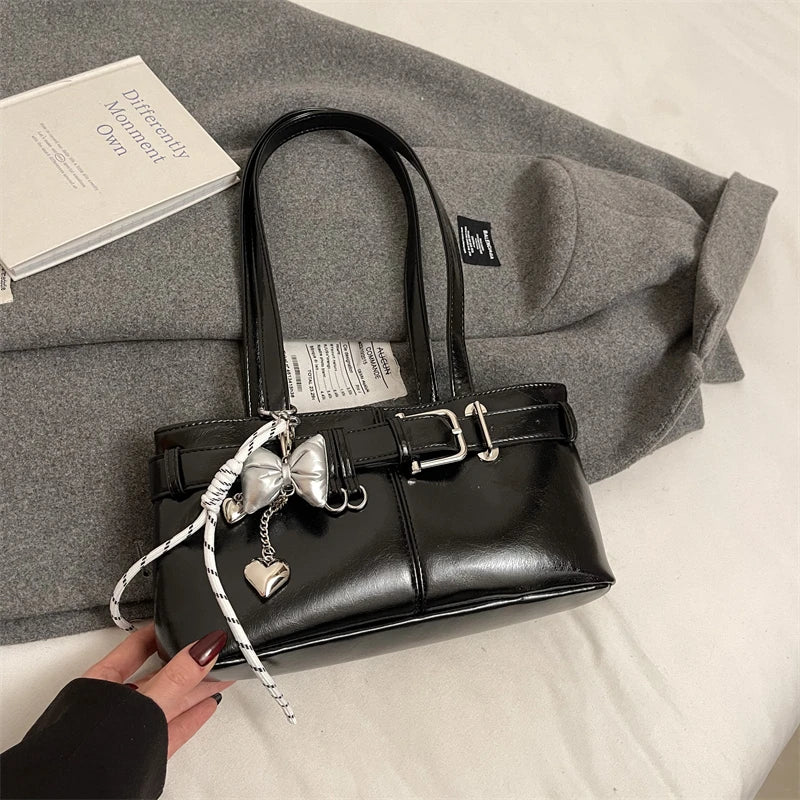 Designer Handbags Branded Fashion Totes With Pendant