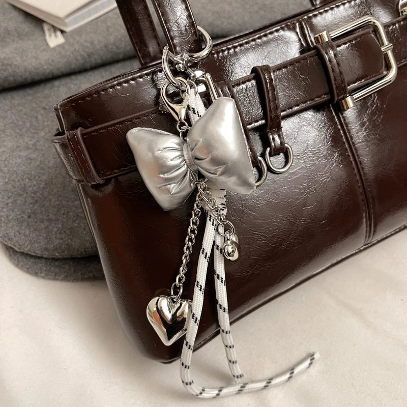 Designer Handbags Branded Fashion Totes With Pendant