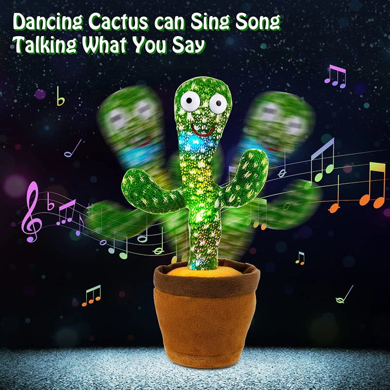 Dancing Cactus 120 Song Speaker For Kids Gift